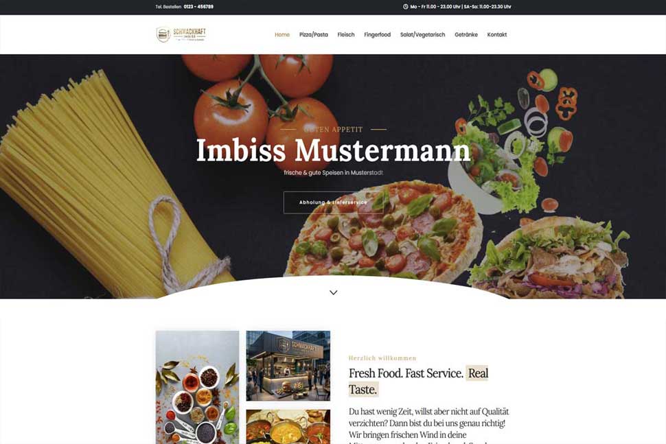 Imbiss Website Demo